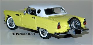   Mint (2) 1956 Ford Yellow Thunderbird (Preferred Partner) Ltd Ed 1000