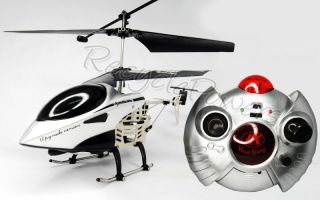 3CH RC Remote Control Mini Helicopter Gyro Silver Easy Fly SHIP with 