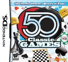 50 Classic Games Chess Sudoku Cards DS Lite DSi XL New