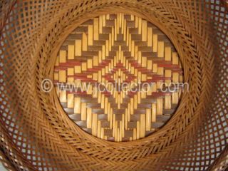 Japanese Basket Woven Bamboo for Ikebana