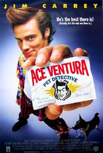   Ventura Pet Detective Original Movie Poster 27x40 Jim Carrey