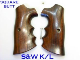 SKF Eagle Rosewood Combat Gun Grips s w K L10 12 14 15 19 64 66 686 