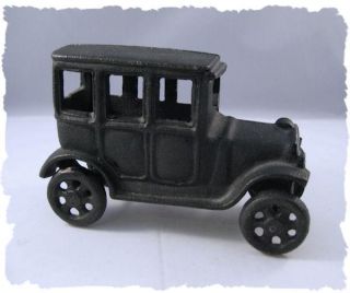 Neat Cast Iron Antique Touring Car Replica Shelf Decor