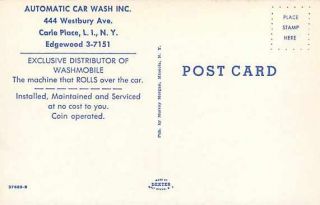NY Long Island Carle Place New York Advertising Automatic Car Wash Inc 