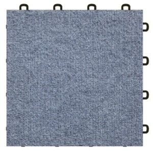 Handyman Interlocking Basement Carpet Tiles Gray
