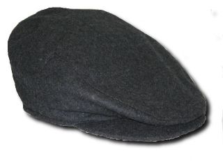 NEW WOOL DRIVING HAT CAP BLACK XXXL 7 3/4   8 1/4