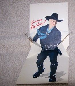 hopalong cassidy fold out card un used search