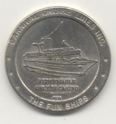 Carnival Cruise Line Slot Machine $ Coin Cruiseship Holiday