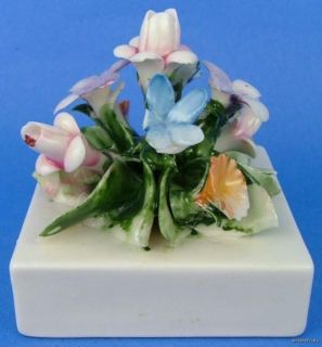 Nuova Capodimonte Porcelain Flower Floral Figurine Chip