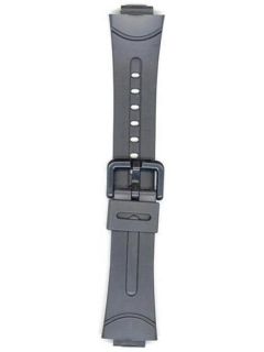 Casio 71606709 14mm Black Resin Watch Band BG142