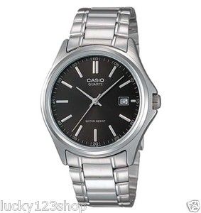 Japan Movt Genuine Casio Watch Stainless Steel Band Date Display MTP 