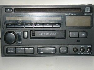 Toyota 4Runner car stereo CD Player, AM/FM Radio and Tape Deck   part 
