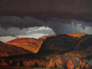 Group of Seven Rain Clouds A J Casson Full Signature Limited Edition 