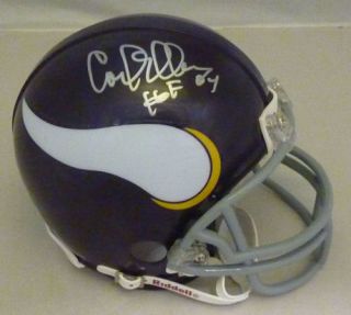 Carl Eller Autographed Signed Minnesota Vikings Riddell Mini Helmet w 