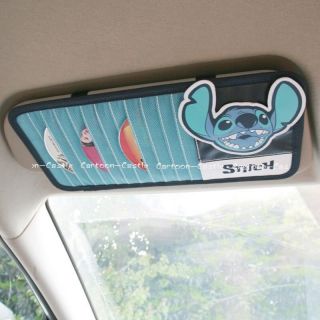 Lilo Stitch Car Sunshade Cover Sun Visor CD Holder