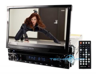 TFT Touchscreen Flip Up Monitor In dash DVD/CD/MP4/Wma Player 