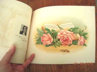   WEDDING album book 1910 SWARTZ/CARUTHERS baltimore md/lancaster pa