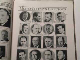 MGM RARE 1924 Ball Program Lon Chaney Greed Buster Keaton Lillian Gish 
