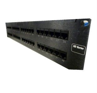 Cat6 Siemon 48 Port 10g IP High Density Server Rack Mount Patch Panel 