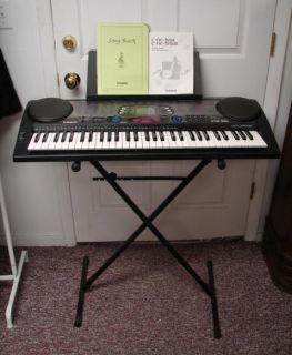 Casio CTK 551 Keyboard Electric Piano w Box Stand 100 Song Bank 