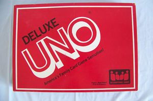 Deluxe Uno Card Game IGI 1983 Complete Good Condition