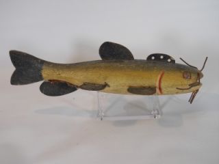 Ice Spearing Fishing Catfish Fish Decoy Lure Upper Mid West American 