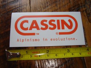 cassin rock climbing harness sticker decal new this auction is for the 