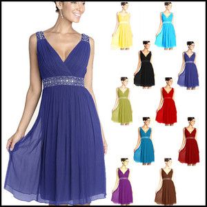   Bridesmaid Cocktail Party Prom Dress Formal Dress All Size