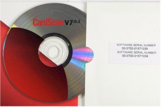 cardscan 60 business card scanner with v7 0 3 software