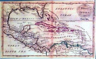 west indies caribbean islands florida 1797 map west indies 1797 map 