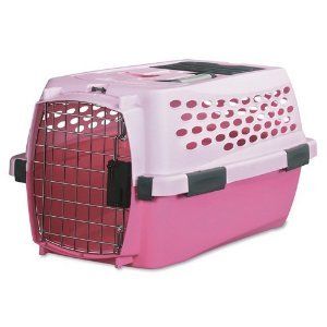    Kennel Cat Pink Carrier Cage Travel NEW Pets Carriers Cages Crates