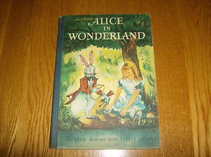 Rare Vintage Lewis Carrolls Alice in Wonderland Maxton Books for 