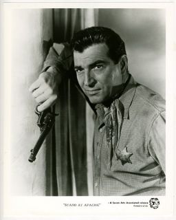 Photo Stephen McNally in The Stand at Apache River 1953 Western Movie 