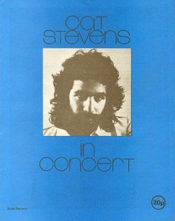   guaranteed authentic this is an original program from cat stevens