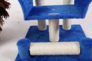 30 BLUE Cat Tree Condo House Scratcher Pet Furniture Bed 42