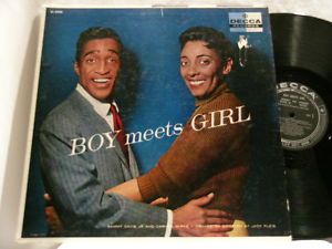 Sammy Davis Jr Carmen McRae Boy Meets Girl Decca LP