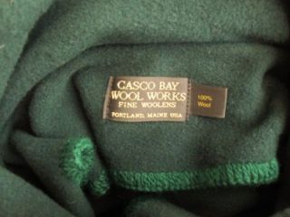 CASCO BAY Wool Works 100% Merino Wool Handcrafted JONES WALKER Womens 
