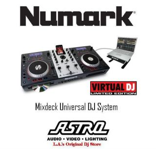 Numark Mixdeck DJ Software Controller w Virtual DJ Le