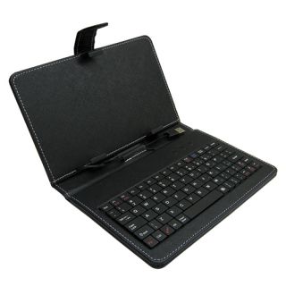   Stand Case w/ USB Keyboard & Stylus for Coby Kyros MID 7042 7 Tablet