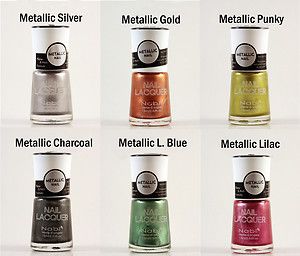 Lot 3 Nabi Metallic Nail Polish Pick Any 3 Colors