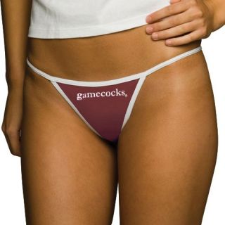 South Carolina Gamecocks Ladies Garnet College Logo Thong