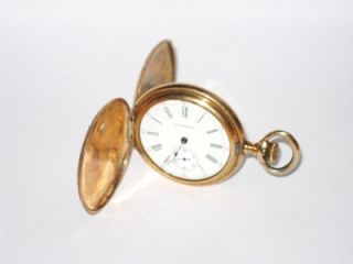 Watham Gold Antique Cashier Pocket Watch