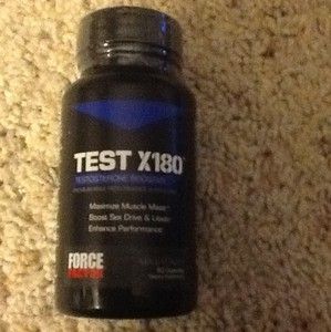 Force Factor Test X180 Testosterone Booster 60 Capsules Brand New 