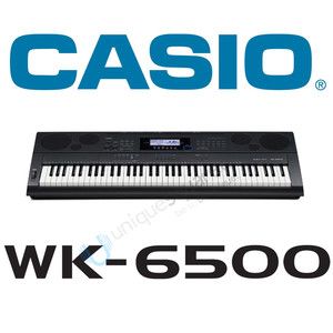 Casio WK 6500 76 Key Portable Keyboard with AC Adaptor FREE NEXT DAY 
