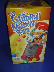 Carousel 12 Gumball Machine Bank Holds 2 lbs of Gumballs not Included 