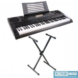 Casio CTK 6000 Keyboard Pack with Quicklok Stand, Free AC Adapter and 