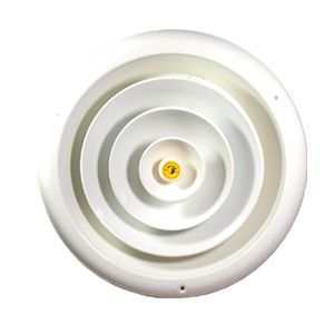 Ceiling Diffusers Circle White Ivory Metal Open Lever Vent Register 8 