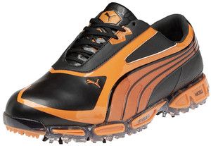 Puma Amp Cell Fusion Golf Shoes 2013 Mens Black Orange 186156 04 New 