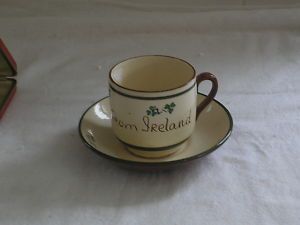 Carrig Ware Cup and Saucer from Ireland
