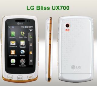 LG UX700 BLISS US Cellular *POOR Condition* WHITE Cell Phone 